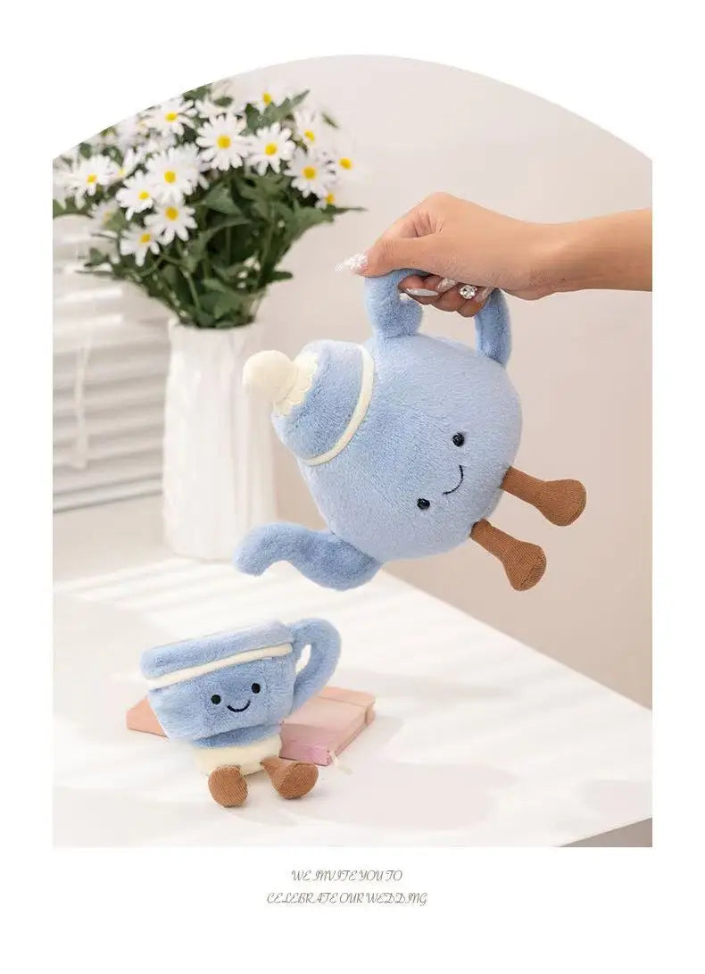 latest afternoon tea series stuffed plush toys, figurines, cartoon anime, cute children's birthday gifts, fun dolls