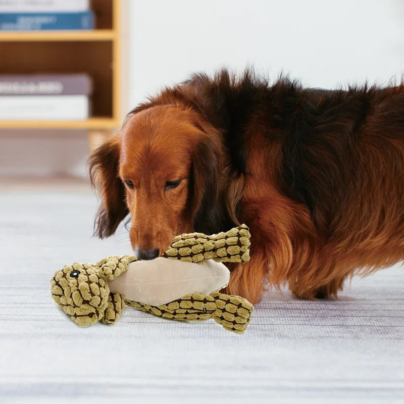 Plush Dog Toy for Small Medium Pets Funny Interactive Squeaky Toys Stuffed Dog Chew Toy Supplies