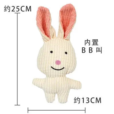 Plush Dog Toy for Small Medium Pets Funny Interactive Squeaky Toys Stuffed Dog Chew Toy Supplies