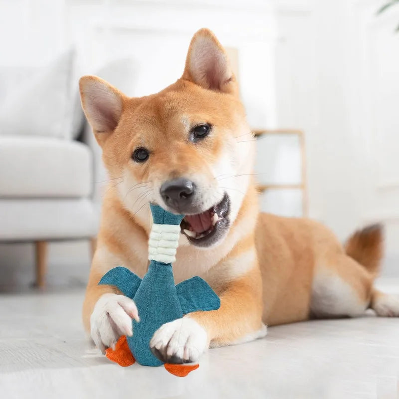 Plush Dog Toy for Small Medium Pets Funny Interactive Squeaky Toys Stuffed Dog Chew Toy Supplies