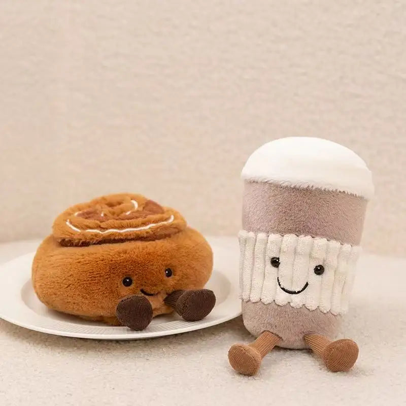 latest afternoon tea series stuffed plush toys, figurines, cartoon anime, cute children's birthday gifts, fun dolls