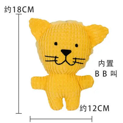 Plush Dog Toy for Small Medium Pets Funny Interactive Squeaky Toys Stuffed Dog Chew Toy Supplies