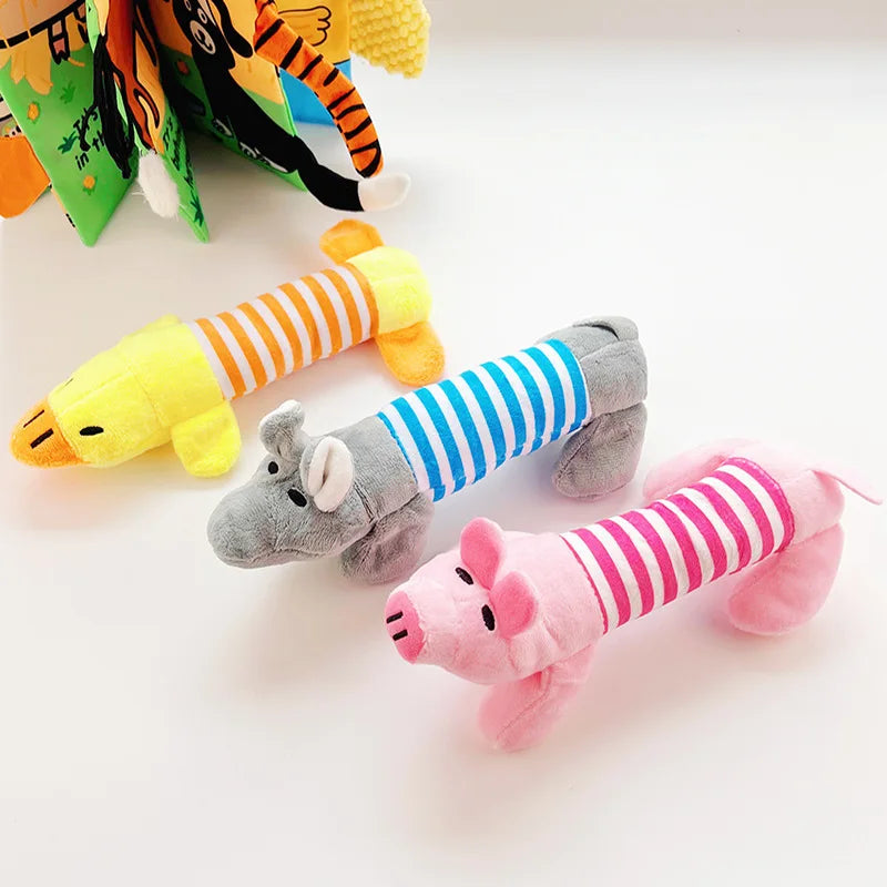 Plush toys and pet supplies are suitable for all puppies who can squeak funny and durable chew toys and pet supplies