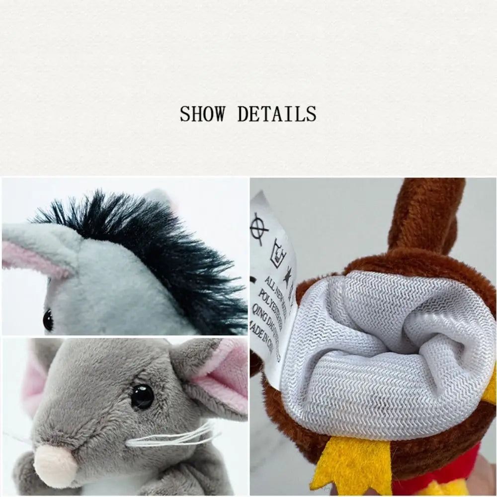 Plush Animals Finger Puppet Toys Role Play Educational Kids Animal Hand Puppet Soft Tell Story Interactive Toys Children Gift