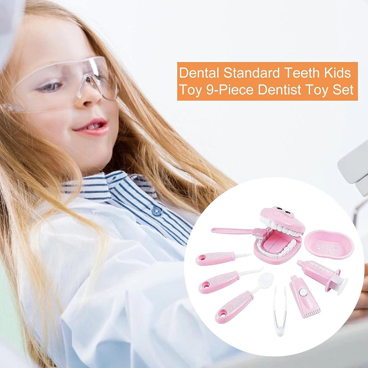 Montessori Educational Toys Children Early Learning Doctors Dentist Role Play Kits Kid Intelligence Brushing Tooth Teaching Aids