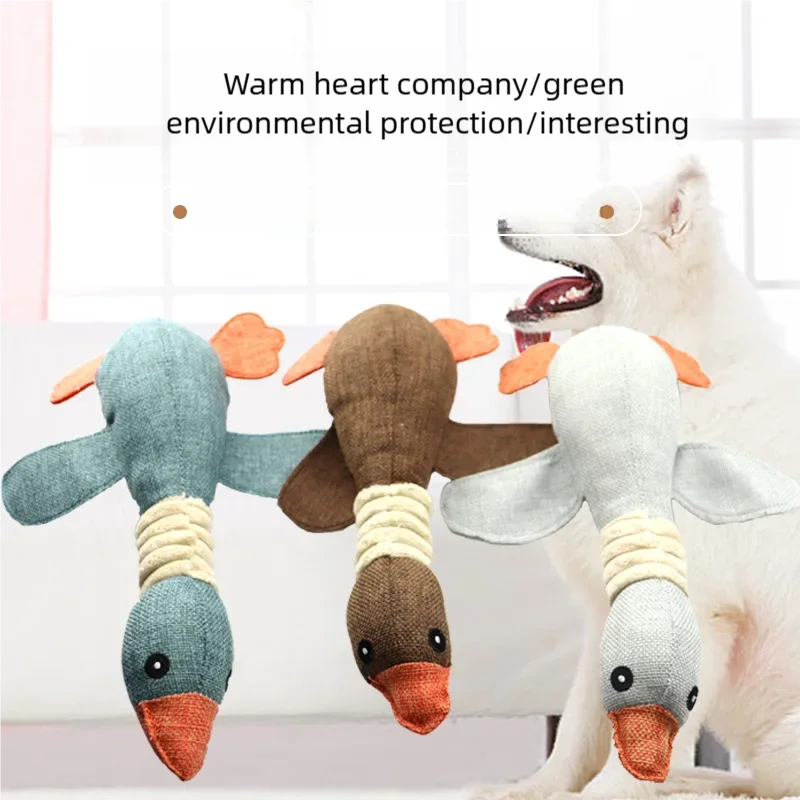 Plush toys and pet supplies are suitable for all puppies who can squeak funny and durable chew toys and pet supplies