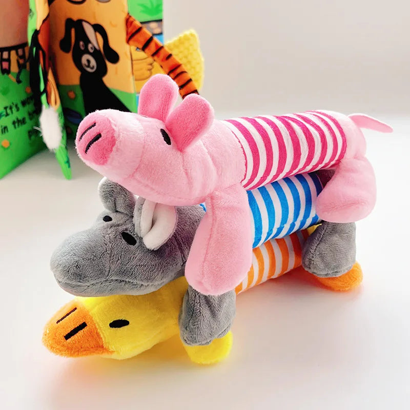 Plush toys and pet supplies are suitable for all puppies who can squeak funny and durable chew toys and pet supplies