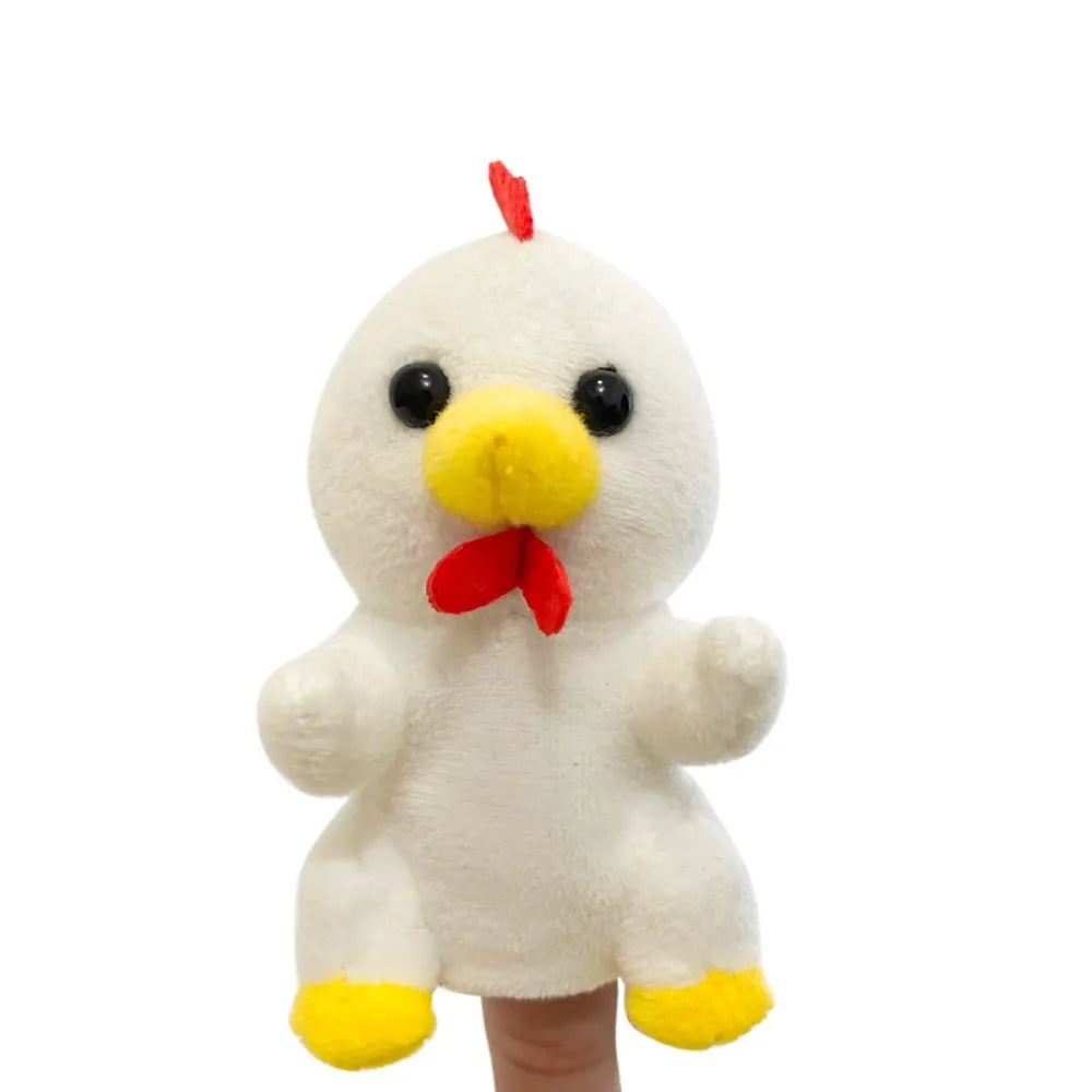 Plush Animals Finger Puppet Toys Role Play Educational Kids Animal Hand Puppet Soft Tell Story Interactive Toys Children Gift