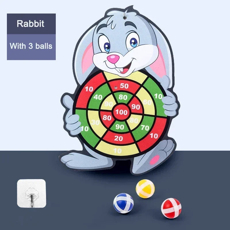 Educational Games Dart Board Stickey Ball Dart Kid Toy Child Montessori Games Indoor Sports for Children Montessori Toys Gift