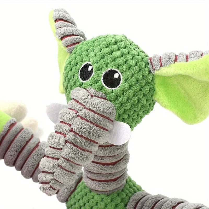 Plush Dog Toy, Cute Stuffed Animal Toy for Small Medium Dogs, Teething Chew Toy for Puppy, Interactive Playmate, Reduces Anxiety