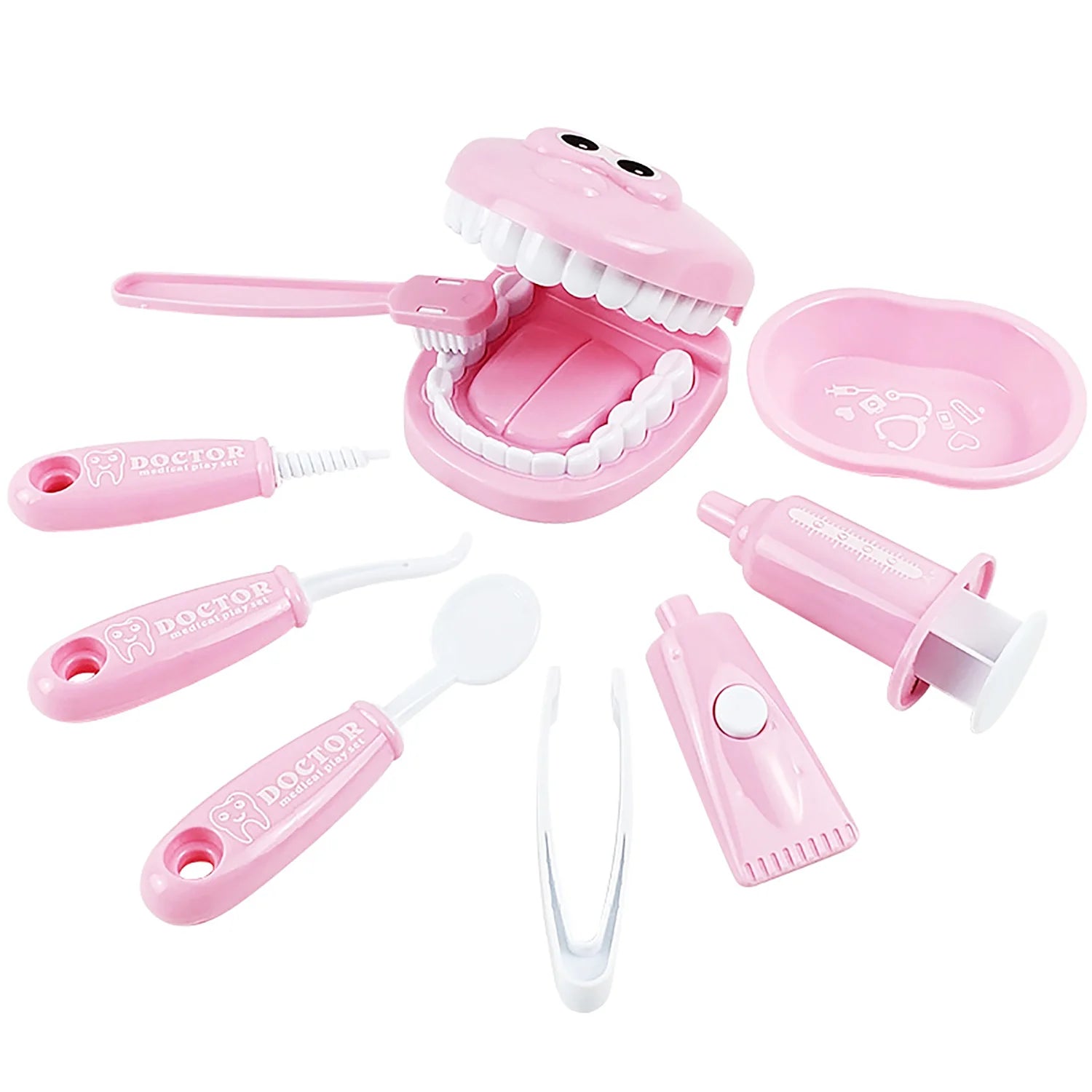 Montessori Educational Toys Children Early Learning Doctors Dentist Role Play Kits Kid Intelligence Brushing Tooth Teaching Aids