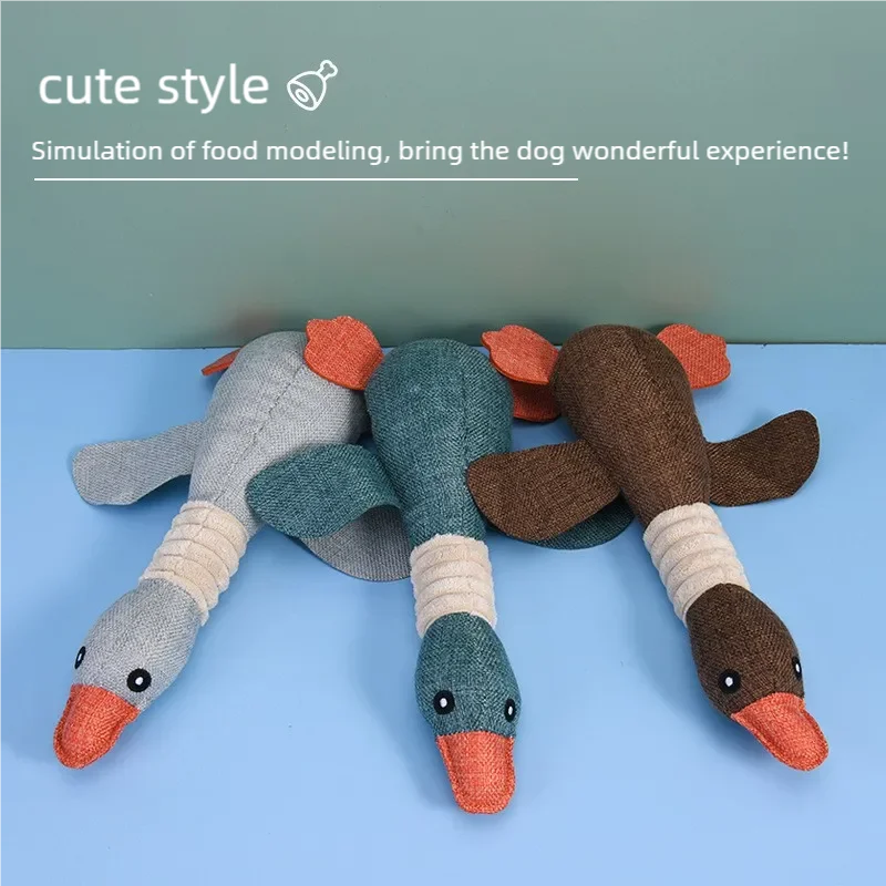 Plush toys and pet supplies are suitable for all puppies who can squeak funny and durable chew toys and pet supplies